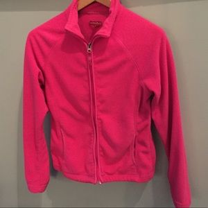 Fleece zip up jacket